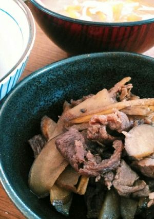 簡単⭐牛肉とごぼうのしぐれ煮-レシピのメイン写真