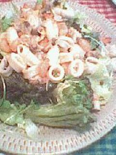 シーフードサラダ-レシピのメイン写真