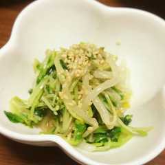 รูปของ おつまみに！豆苗ともやしのナムル**