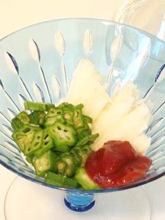 山芋とオクラの梅あえ-レシピのメイン写真