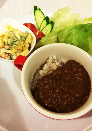 夏にピッタリ☆トマトとミンチのカレー-レシピのメイン写真