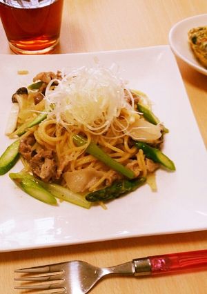 ﾊﾟﾊﾟｯとﾊﾞﾀｰ醤油ﾊﾟｽﾀ＊-レシピのメイン写真
