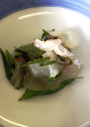 桜鯛のシソ和え-レシピのメイン写真