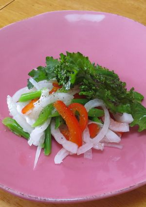どうし菜のサラダ-レシピのメイン写真