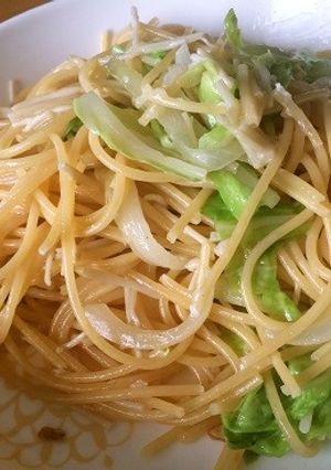 鍋ひとつで出来る！春キャベツの塩麹パスタ-レシピのメイン写真