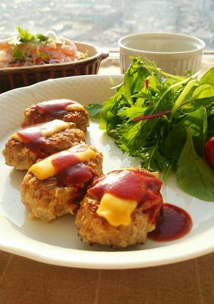 お弁当にも✾筍入りハンバーグ-レシピのメイン写真