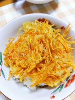 にんじんのかき揚げ丼-レシピのメイン写真