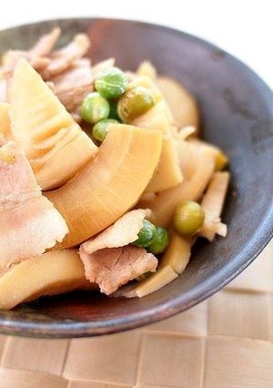 たけのこと豚肉の炒め煮-レシピのメイン写真