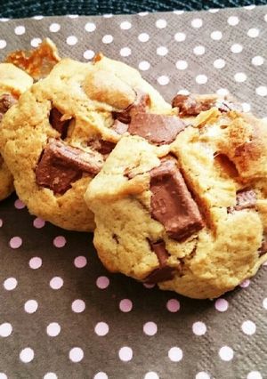 マシュマロとチョコの全粒粉クッキー-レシピのメイン写真
