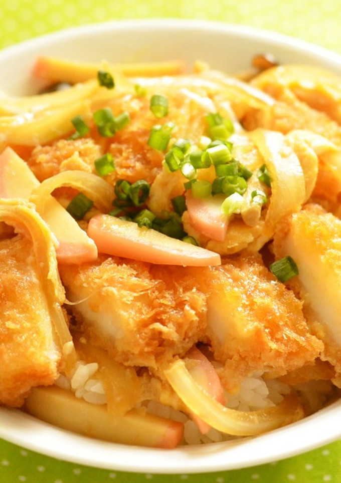 めんつゆで簡単♪いかフライの卵とじ丼-レシピのメイン写真