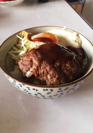ロコモコ丼-レシピのメイン写真