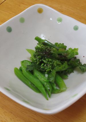 どうし菜の茎のサラダ-レシピのメイン写真