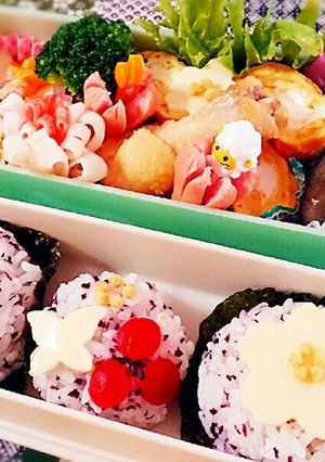 デコおにぎり♡ゆかりおにぎり-レシピのメイン写真