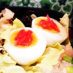 รูปของ 紅生姜deゆで卵