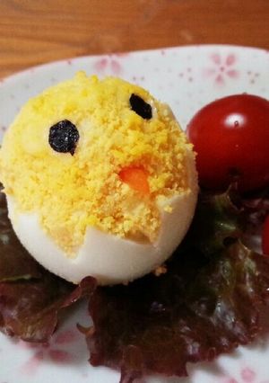 ポテトサラダdeひよこ♡イースター 酉年-レシピのメイン写真