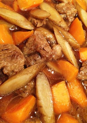 たまには牛肉で筑前煮♪-レシピのメイン写真