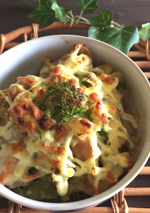 照りマヨ＊鶏むね肉とキャベツのグラタン-レシピのメイン写真