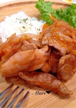 楽旨♡みんな大好き♡ポークケチャップ-レシピのメイン写真