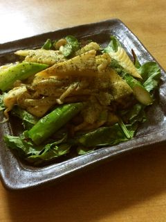 【旬菜料理】筍とアスパラのバター炒め-レシピのメイン写真