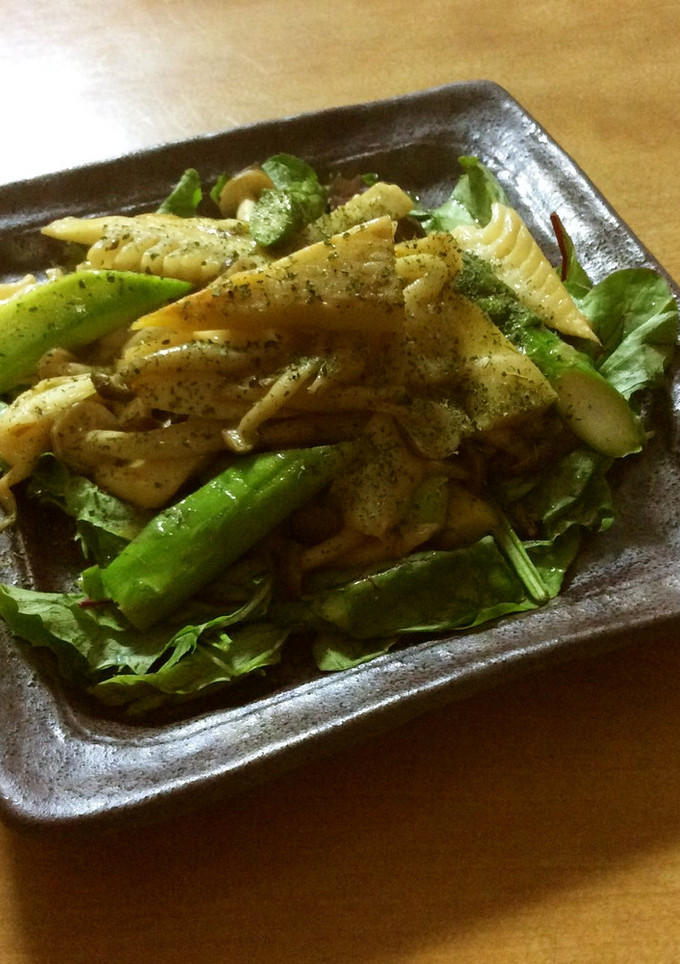 【旬菜料理】筍とアスパラのバター炒め-レシピのメイン写真