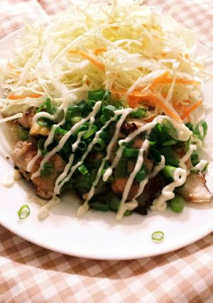 鶏もも肉のソテーねぎマヨポン酢がけ-レシピのメイン写真