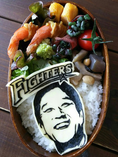 キャラ弁 ファイターズ 栗山英樹監督ー!-レシピのメイン写真