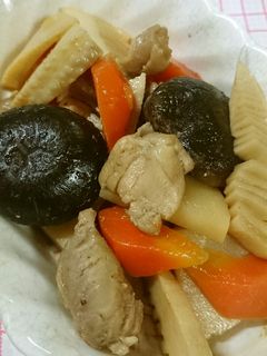 鶏ももと筍の煮物-レシピのメイン写真