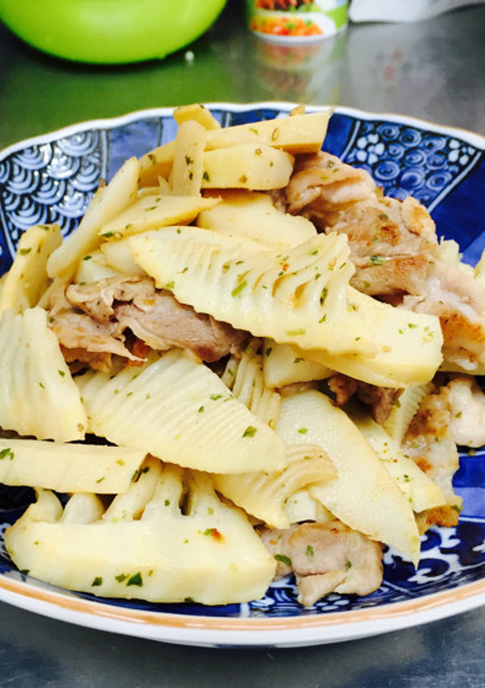 簡〜単！たけのこ と 豚肉 炒める-レシピのメイン写真