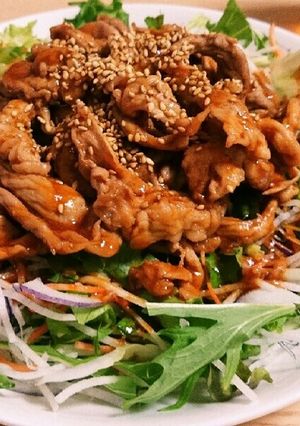 肉 on the 野菜-レシピのメイン写真