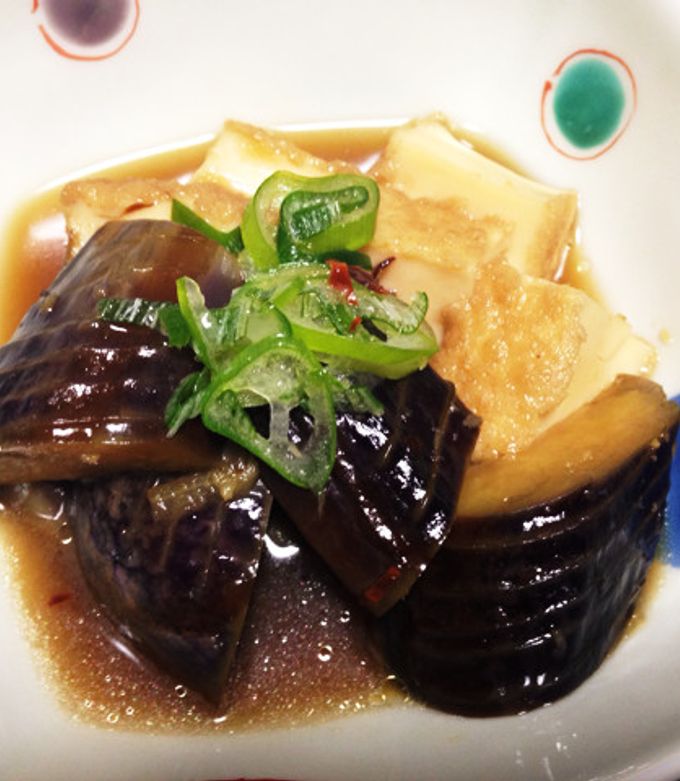 茄子と葱と厚揚げの煮物-レシピのメイン写真