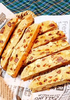 おから入り♪ノンオイル♡ビスコっティ-レシピのメイン写真