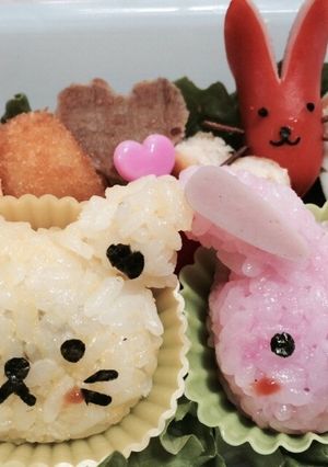 簡単♡どうぶつおにぎり-レシピのメイン写真