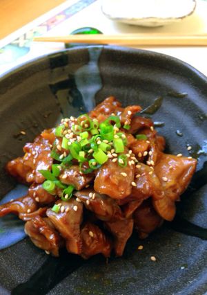 砂肝の甘辛カレー風味煮込み-レシピのメイン写真