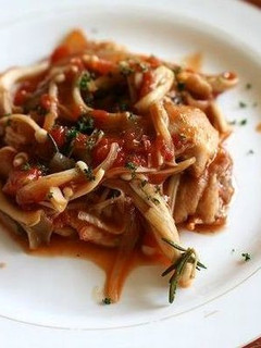 鶏ときのこののトマト煮-レシピのメイン写真