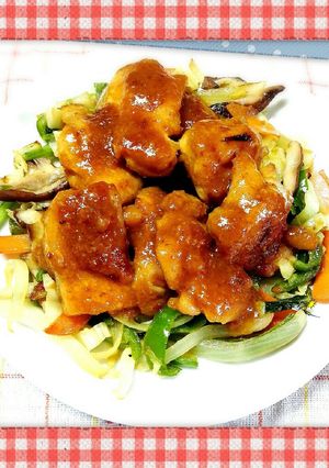 ご飯が進む☆鶏肉と野菜の味噌ソテー-レシピのメイン写真