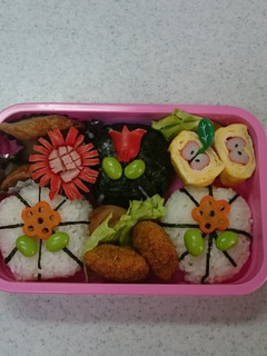 お花 おにぎり-レシピのメイン写真