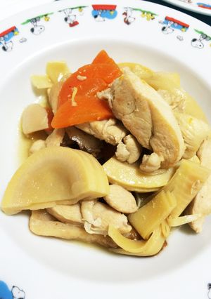 簡単！今が旬！たけのことお肉の甘辛煮-レシピのメイン写真