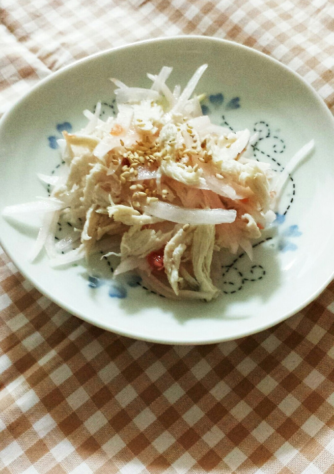 新玉ねぎとささみの梅肉和え-レシピのメイン写真