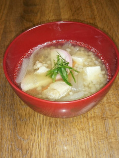 みぃたサンのそば米汁-レシピのメイン写真
