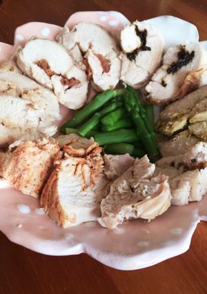 レンジで簡単〜鶏胸肉のクルリンパ-レシピのメイン写真