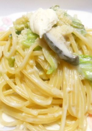 春キャベツのクリームパスタ　私流-レシピのメイン写真
