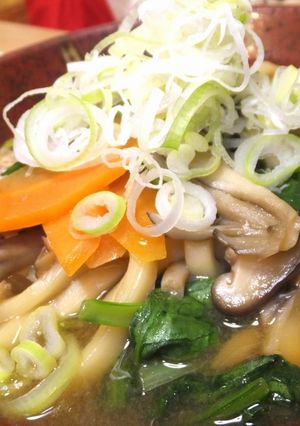 お野菜たっぷり煮込み肉うどん-レシピのメイン写真