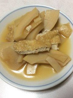 たけのこと油揚げの煮物-レシピのメイン写真