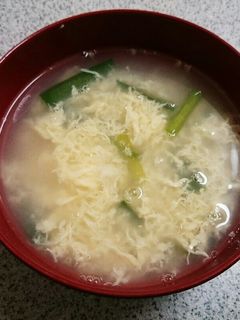 鶏がらの卵スープ-レシピのメイン写真