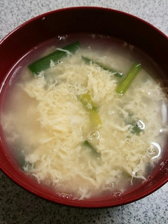 鶏がらの卵スープ-レシピのメイン写真