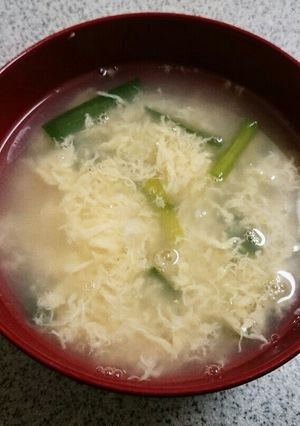 鶏がらの卵スープ-レシピのメイン写真