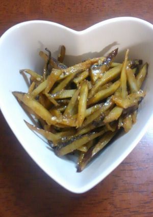宇陀金ごぼうふき味噌炒め-レシピのメイン写真