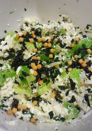 わかめ茶漬け白和え-レシピのメイン写真