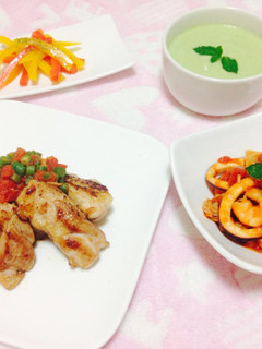 シーフードのトマト煮-レシピのメイン写真
