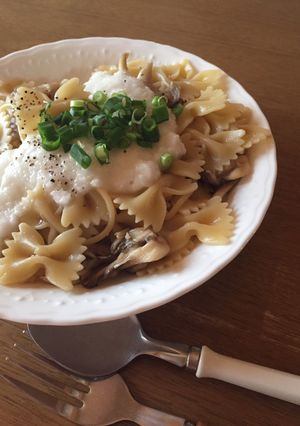 舞茸の山芋パスタ-レシピのメイン写真